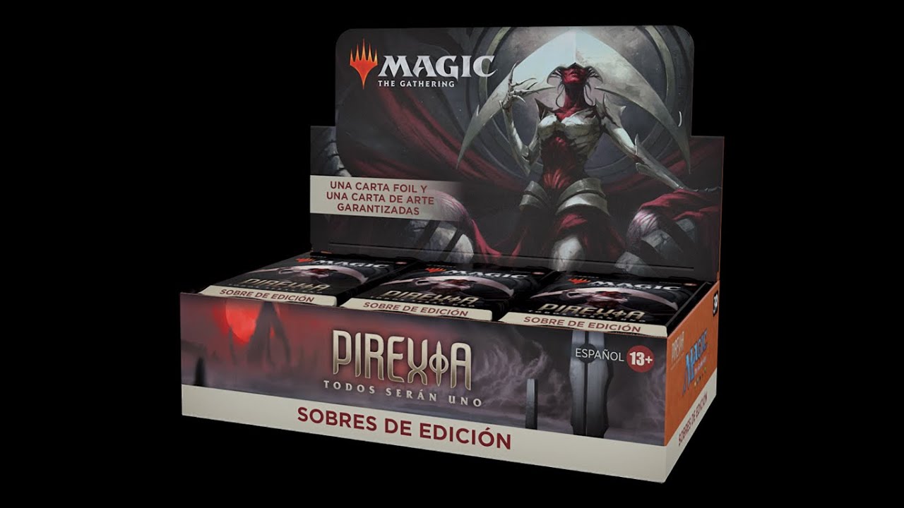Apertura caja sobres set Phyrexia : Todos serán uno MTG Magic castellano