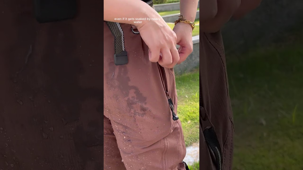 Durable waterproof cargo pants for outdoor adventures #belt #outdoor #cargo