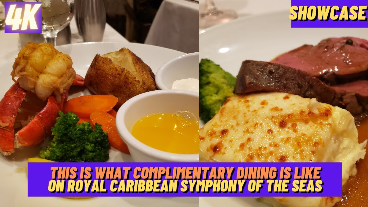 [4K] Food I had on Symphony of the Seas by Royal Caribbean