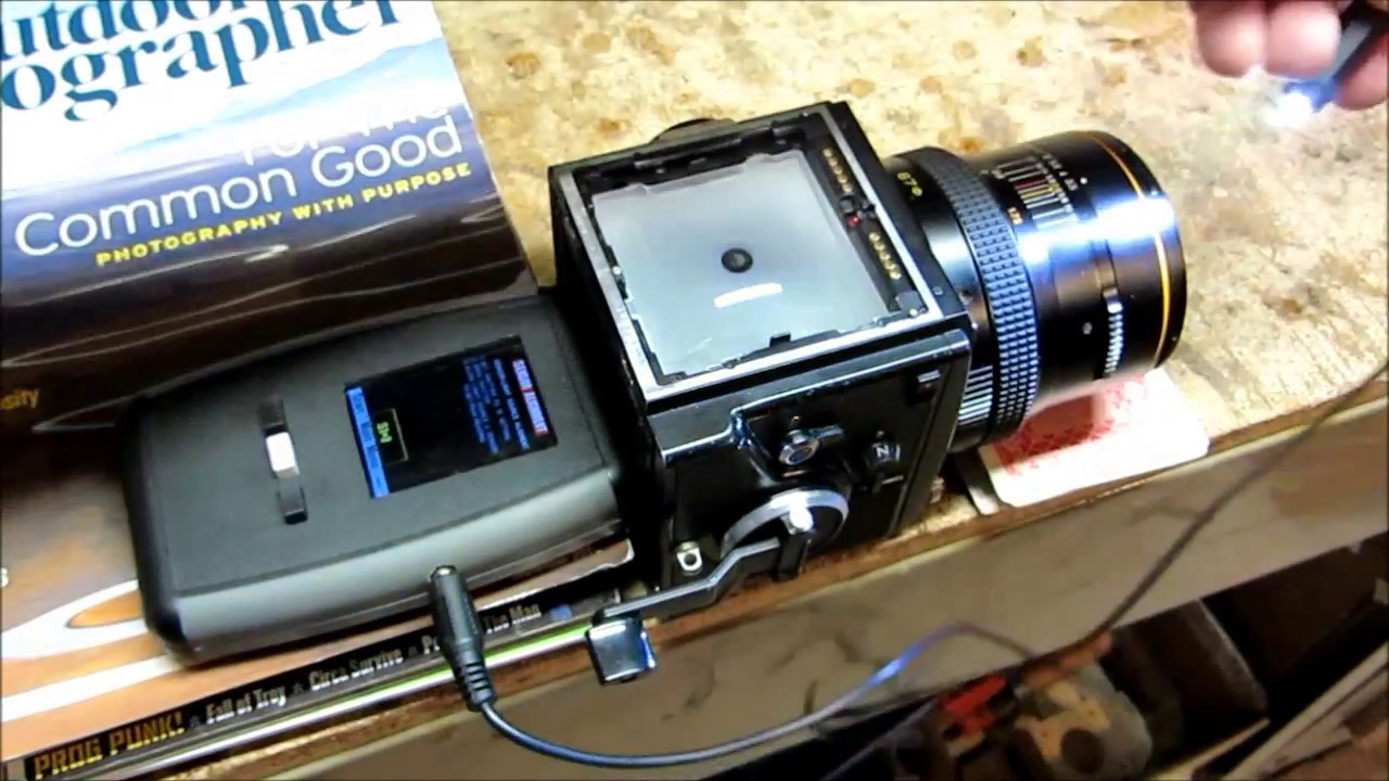 Shutter speed testing of the Bronica SQ A