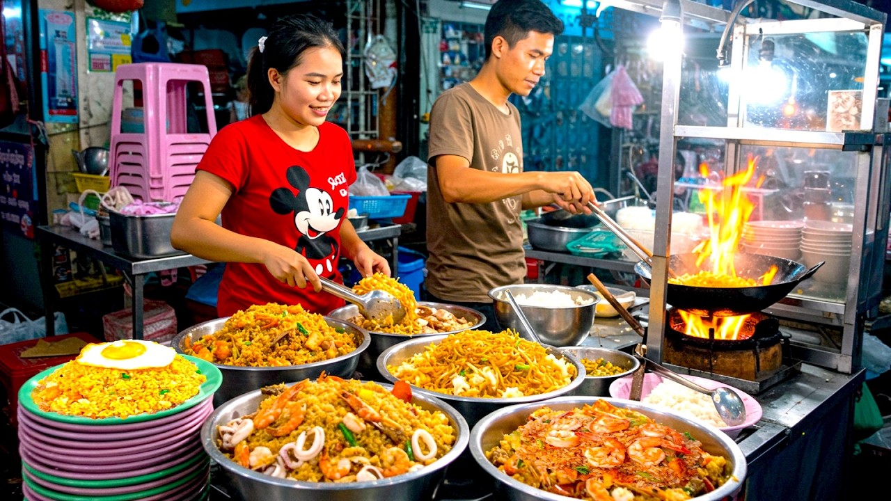 Best Cheap Eats in Phnom Penh: Noodles $1.25, Fried Rice $1.50 💸