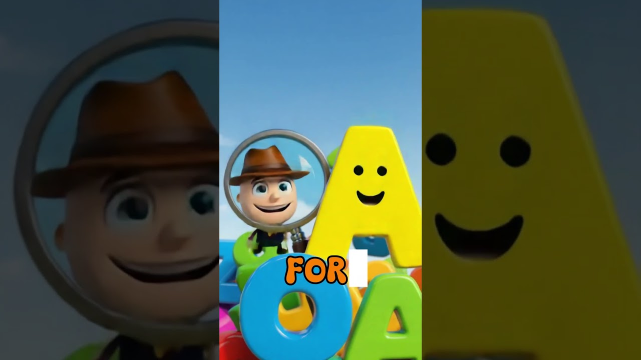 Dancing Letter A | A is for Adventure & Apple | Giggle Byte Toon #kidssongs #childrensmusic