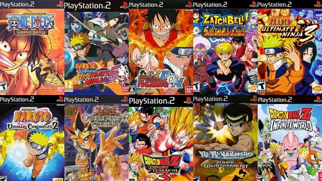 Top 15 Best ANIME Games for PS2 You Should Play Immediately