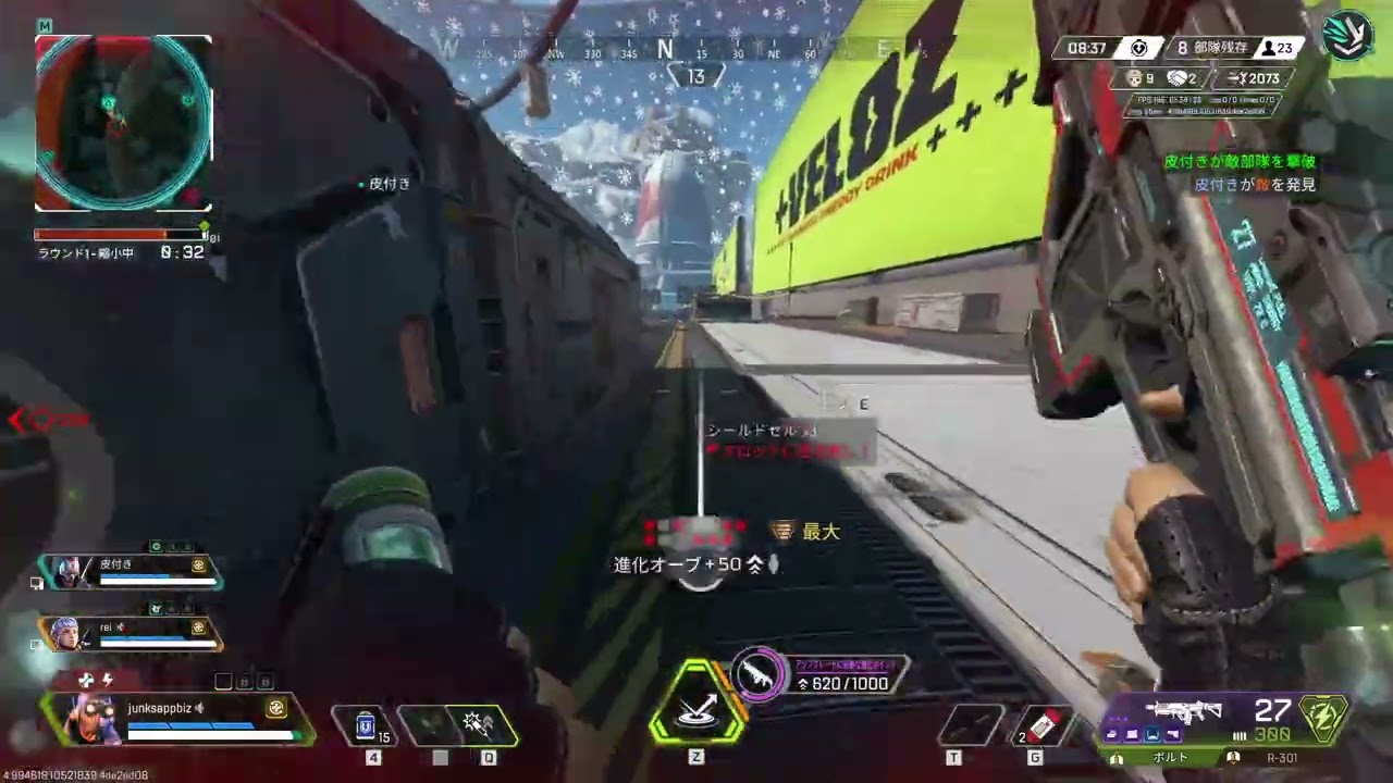 【Apex】15キル4000ダメージ