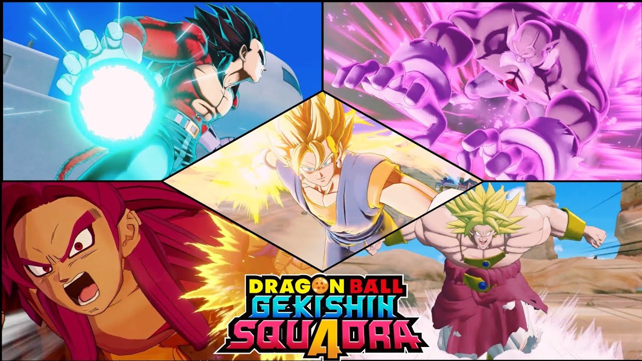 ВСЕ ТРАНСФОРМАЦИИ И УЛЬТИМАТИВНЫЕ АТАКИ В DRAGON BALL GEKISHIN SQUADRA!!