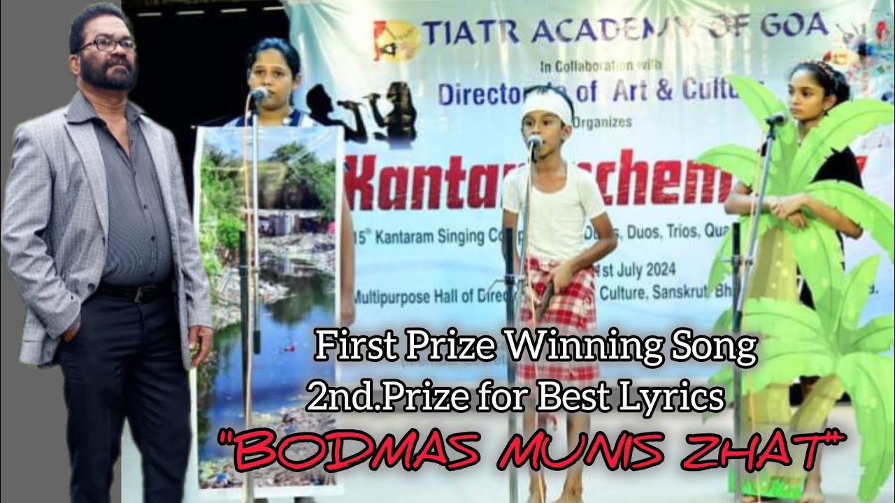 First Prize Winning Song n Second Prize for the best Lyrics " BODMAS MUNIS ZHAT"