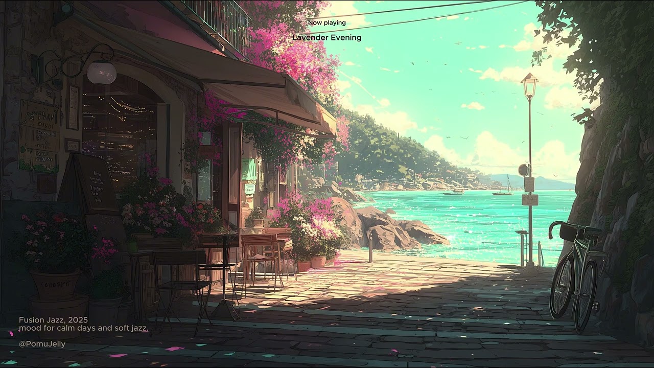 Playlist🎵 Sunset Bicycle 🚲 | Café Music · Study · Focus · Relax · Work Songs 🎶