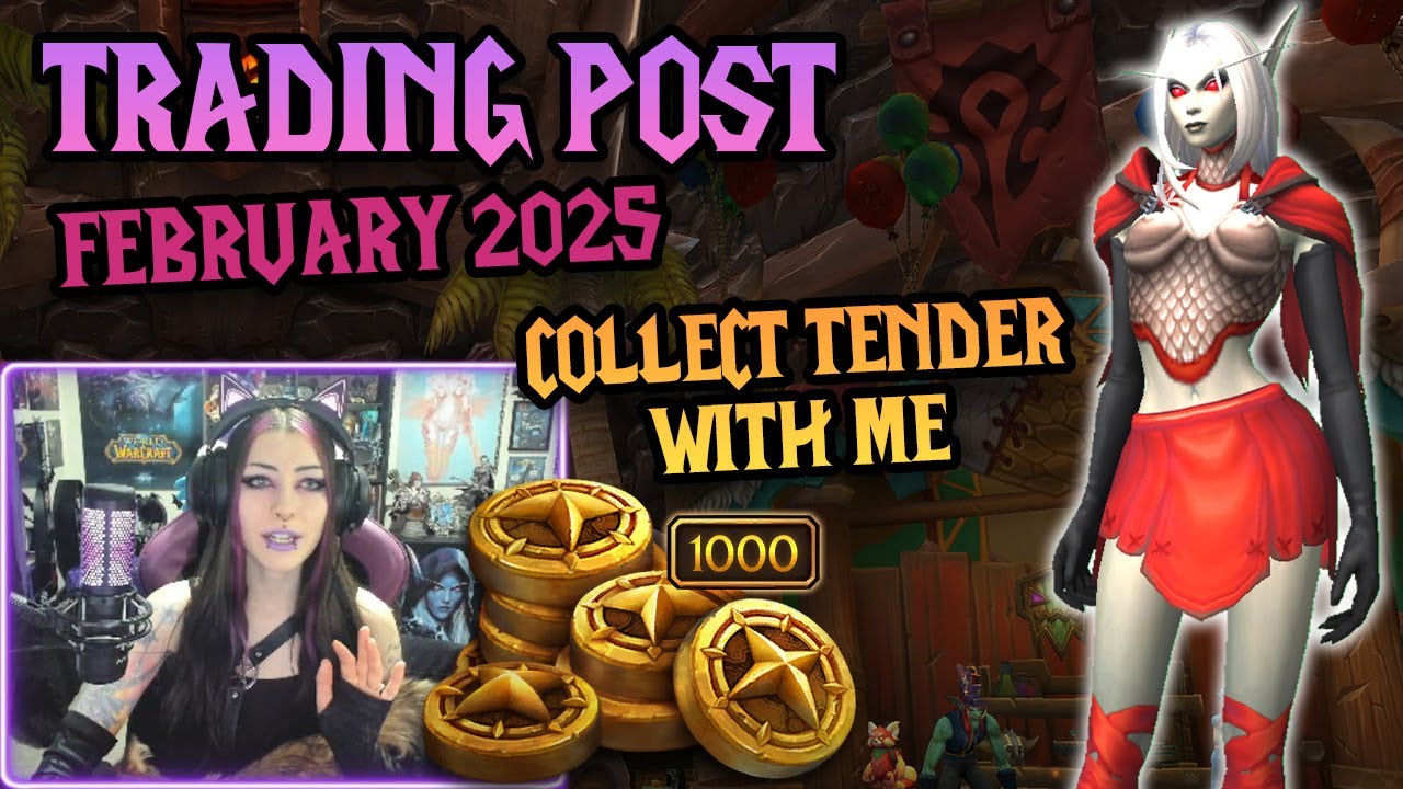 Соберите тендер торговца вместе со мной! ❤️🌙 Торговый пост WoW, февраль 2025 г. | Казуальный игро...