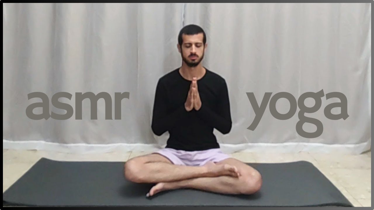 ASMR - PRATICANDO YOGA
