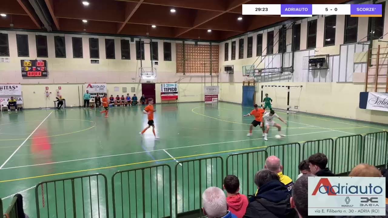 Live alimentato dall'app Swish Live
ADRIAUTO VS SCORZE'