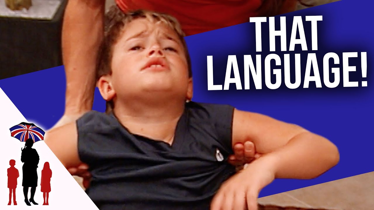 Kid Curses 6 Times in a Row While Flipping the Bird | Supernanny
