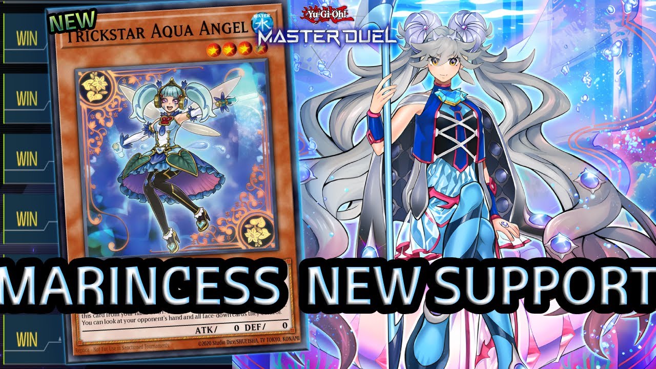MARINCESS WITH NEW TRICKSTAR SUPPORT -  NEW ONE CARD COMBO - MASTER DUEL