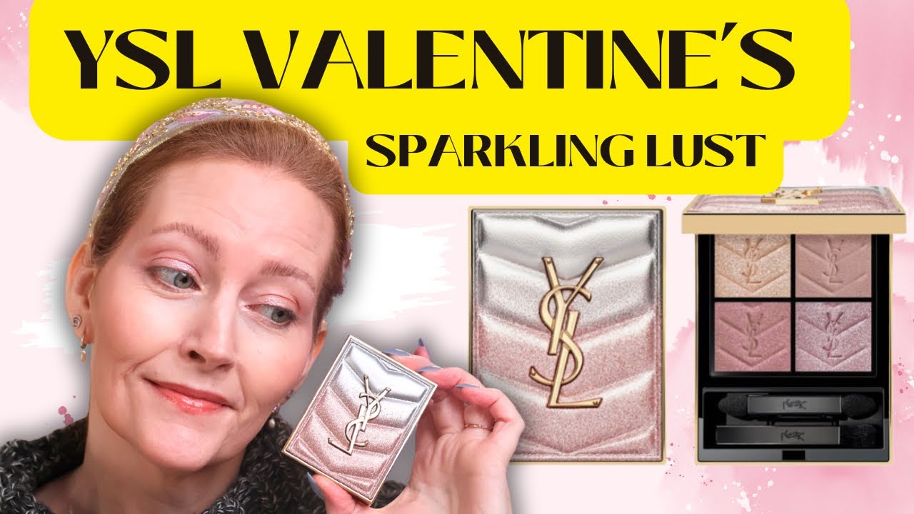 YSL Valentine's Day Couture Mini Clutch Eyeshadow Quad 126 Sparkling Lust