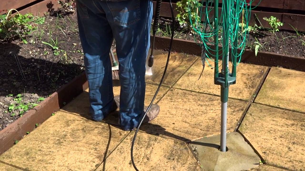 How to clean patio with Karcher K2