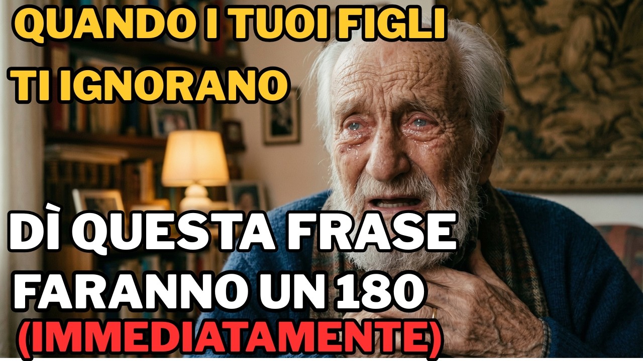 Quando i tuoi figli adulti ti ignorano, di' queste parole esatte (ti rispetteranno all'istante)