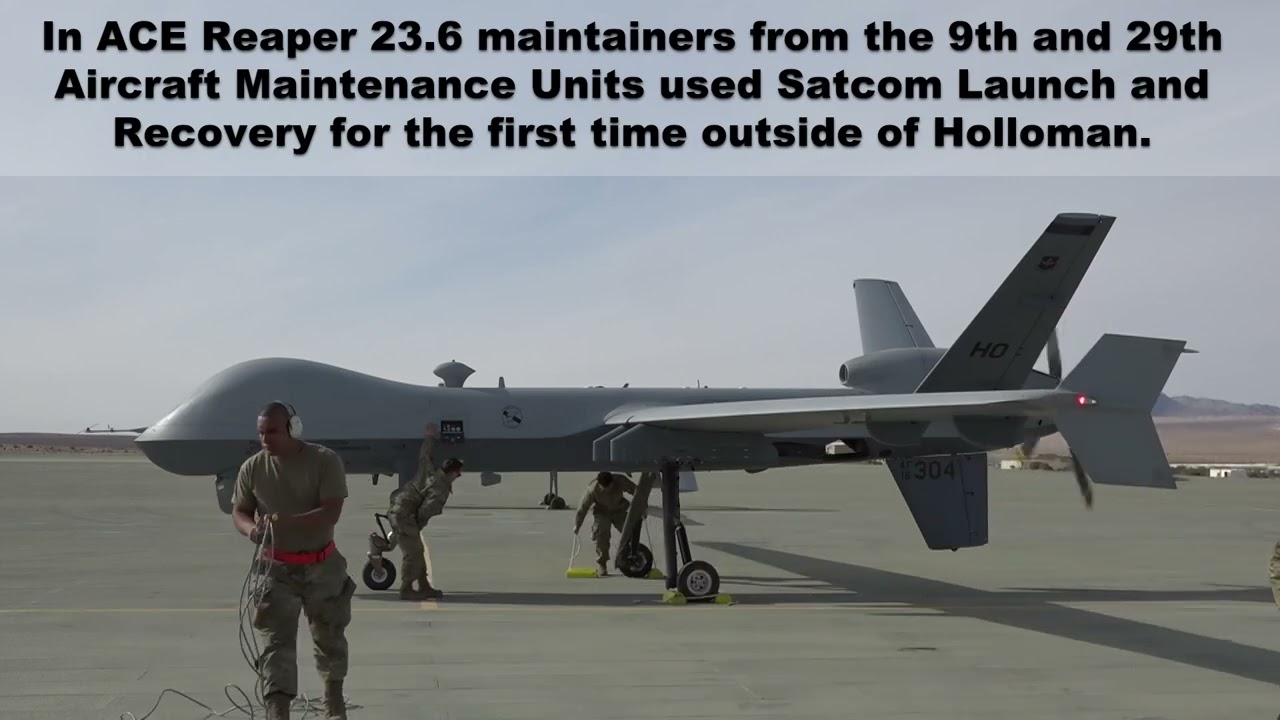 USAF Reapers participate in Agile Combat Employment at Twenty Nine Palms, CA