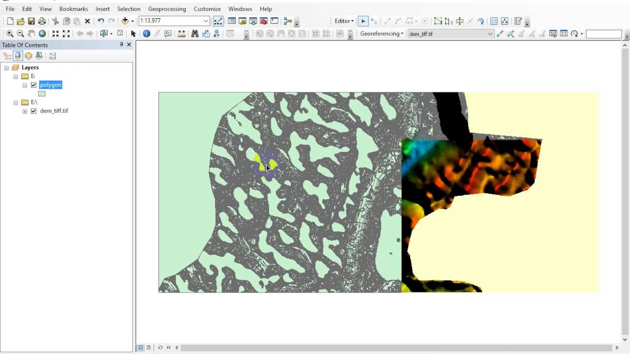 how to get a boundary from raster/dem using global mapper
