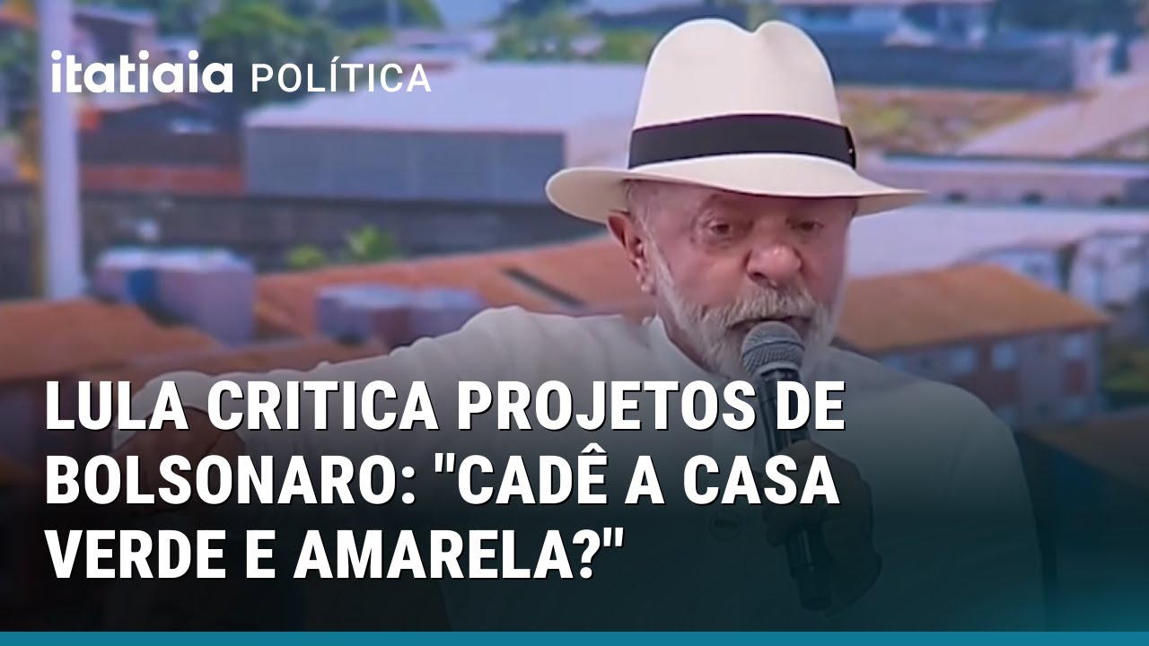 EM ANO DE ELEIÇÃO LULA CRITICA PROJETOS DE BOLSONARO: 