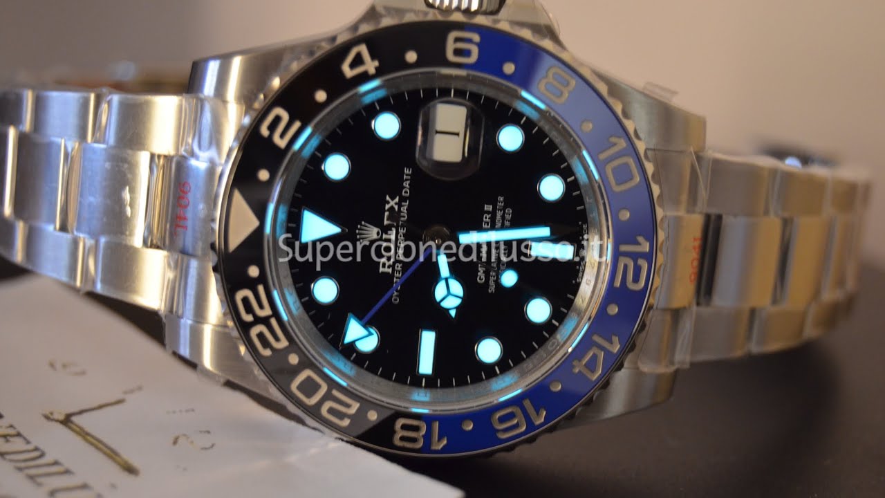 GMT Batman Oyster Calibro 3186 Parti Originali