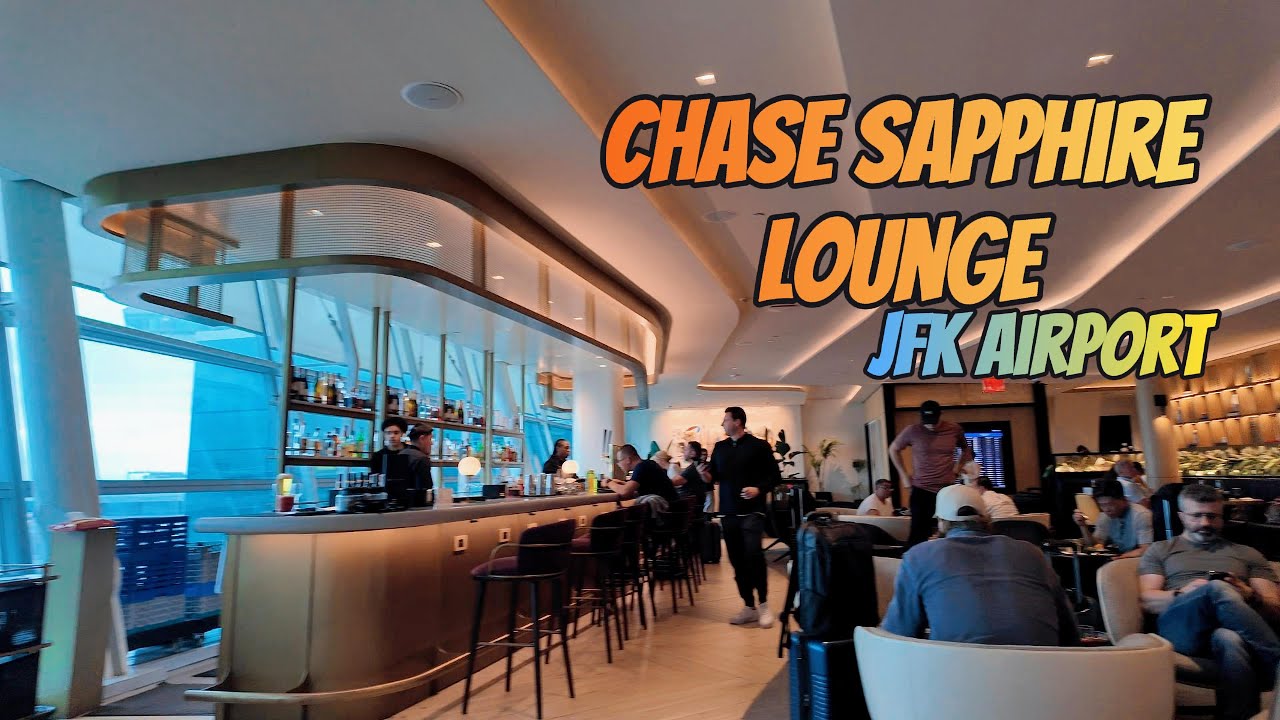 Chase Sapphire Lounge JFK 2025 4k tour