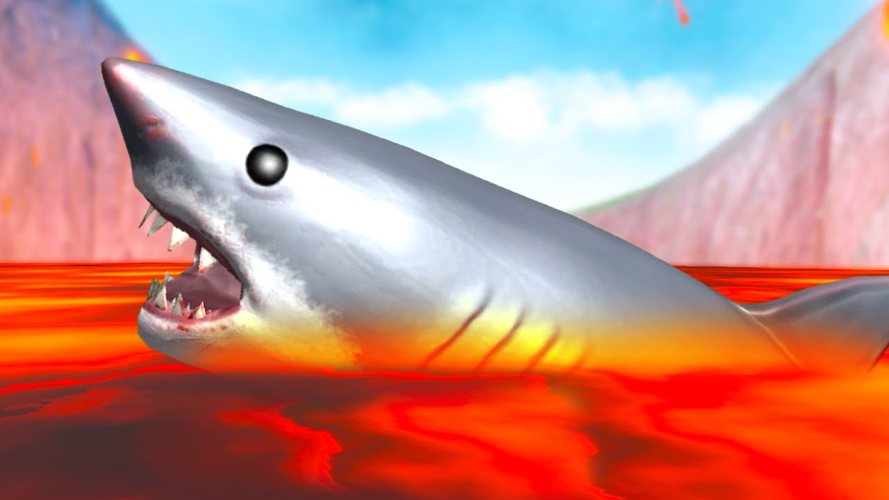 Throwing Sharks Into the New VOLCANO!