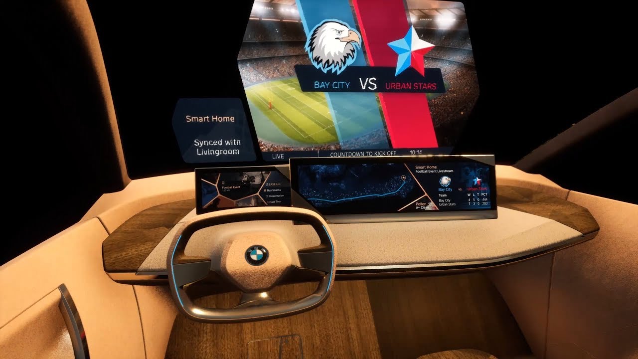 First virtual drive in the BMW Vision iNEXT