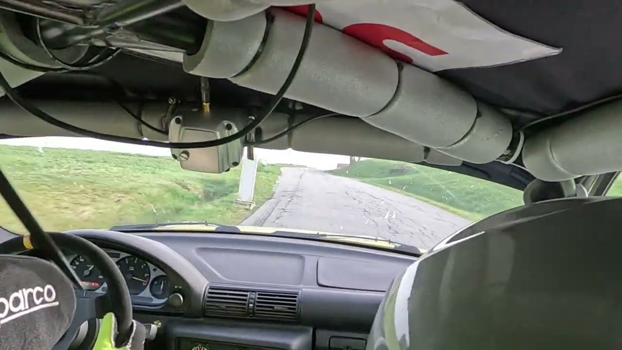 22. ADAC Oster-Rallye Tiefenbach 2024 Onboard BMW 323 Ti Compact E36 Bayer/Buß WP6 Tiefenbach