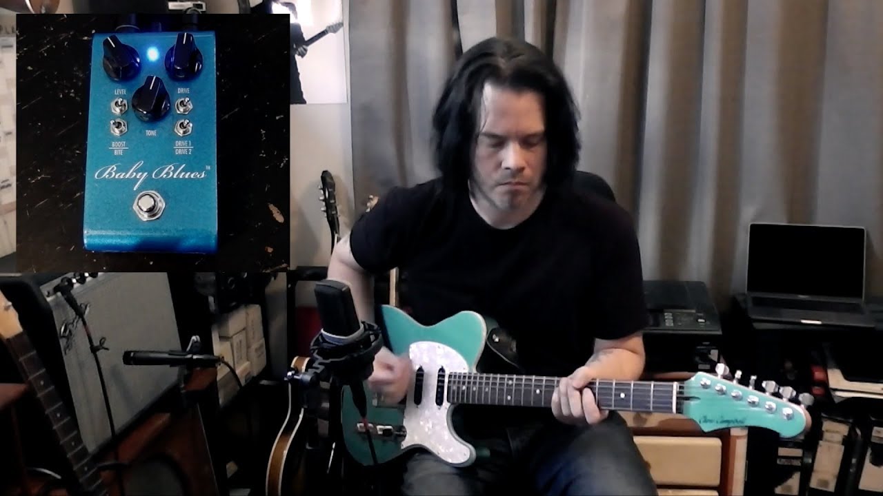 Demo of the Baby Blues guitar pedal by Rockbox