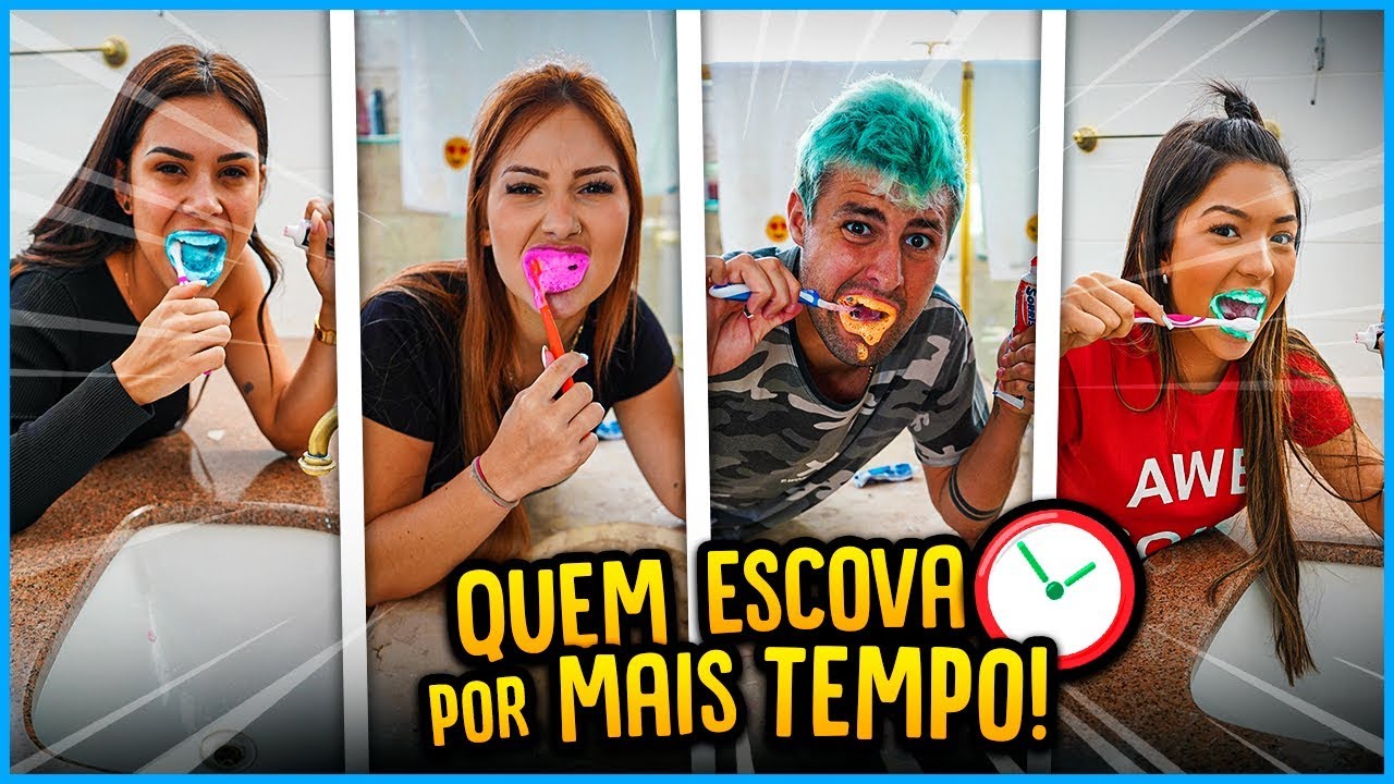ÚLTIMO A PARAR DE ESCOVAR OS DENTES GANHA 5000 R$!! [ REZENDE EVIL ]