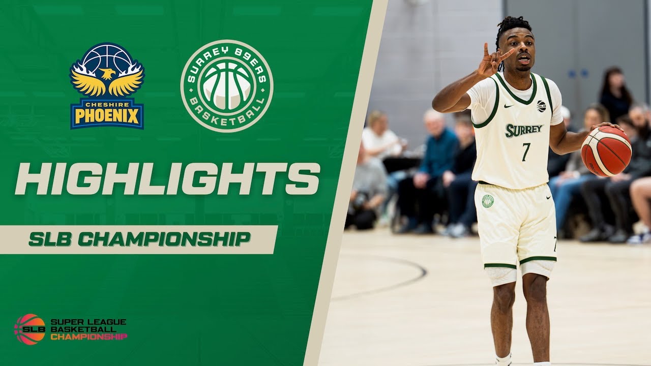 Cheshire Phoenix vs Surrey 89ers | SLB Championship 2025-26 | Game Day 17 | Highlights 18/01/26