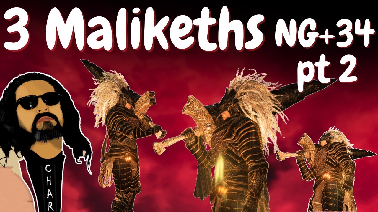 Elden Ring Build Night- Maliketh x3 NG+34 PT 2 Godfrey+