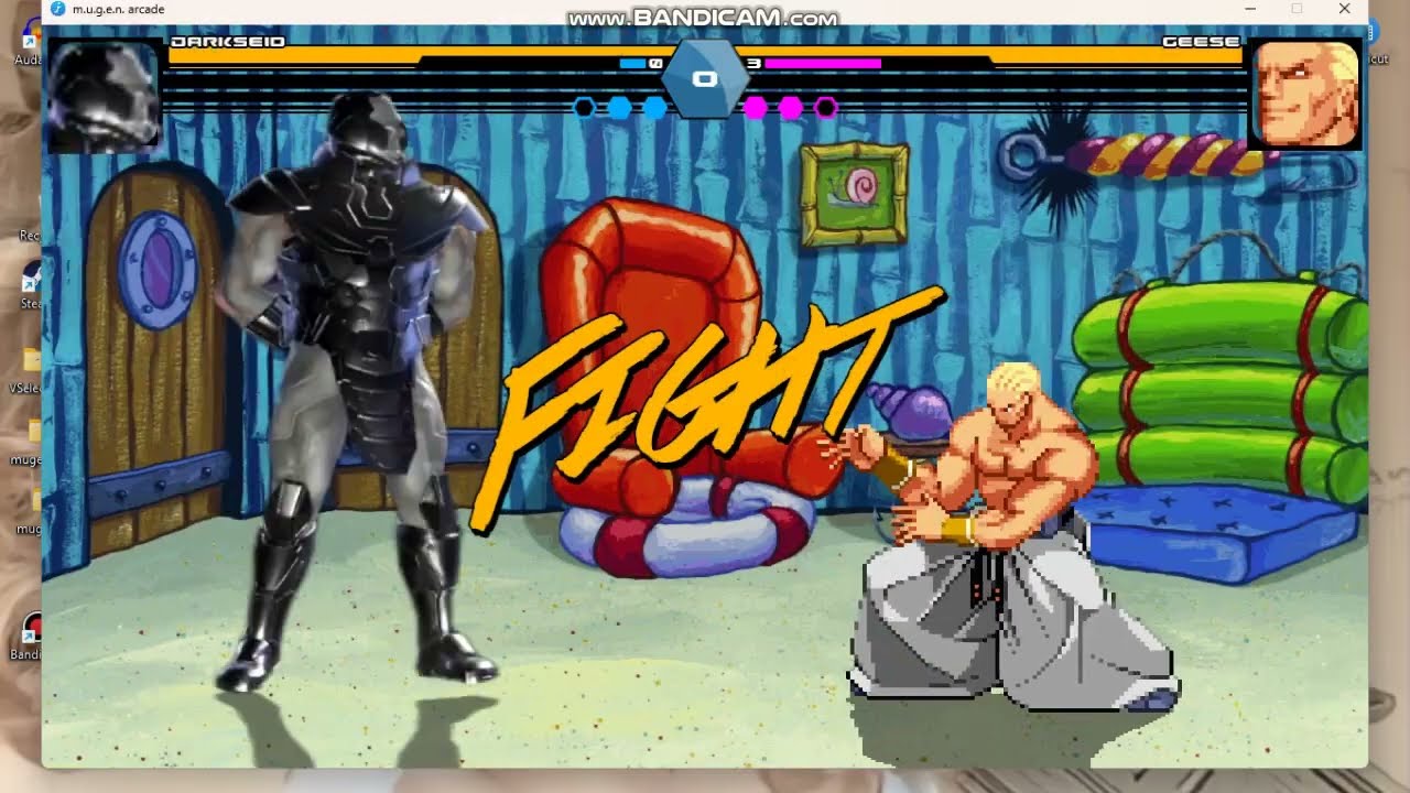 Darkseid vs Geese ( DC vs KOF)