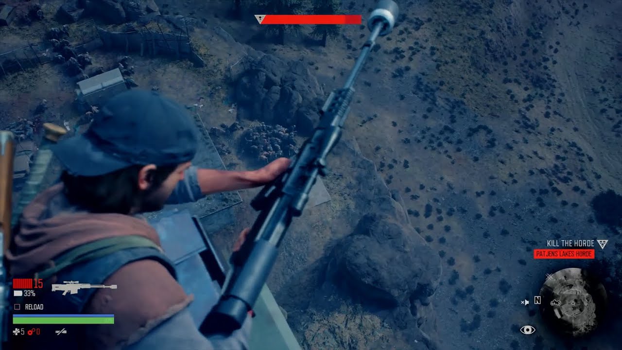 Days Gone - Patjens Lakes Horde(EXTREME STEALTH) - Highest Structure in Days Gone