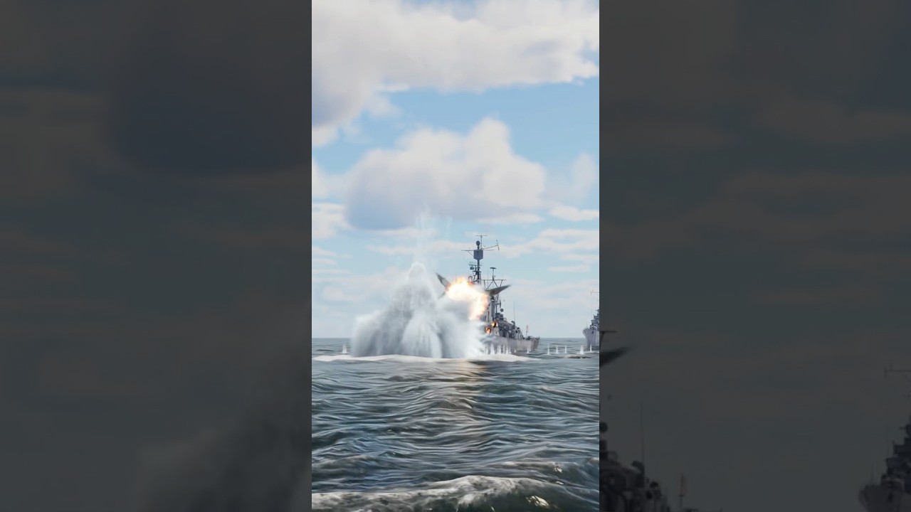 Deadly Cruise Missile Strike Turns Warship Into Giant Fireball Instantly.