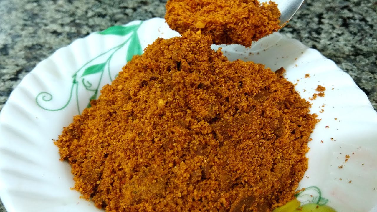 इडली डोसे के टेस्ट को सौ गुना बढ़ा देगा यह हैदराबादी गन पाउडर--Gun Powder For Idli Dosa Tava Fry