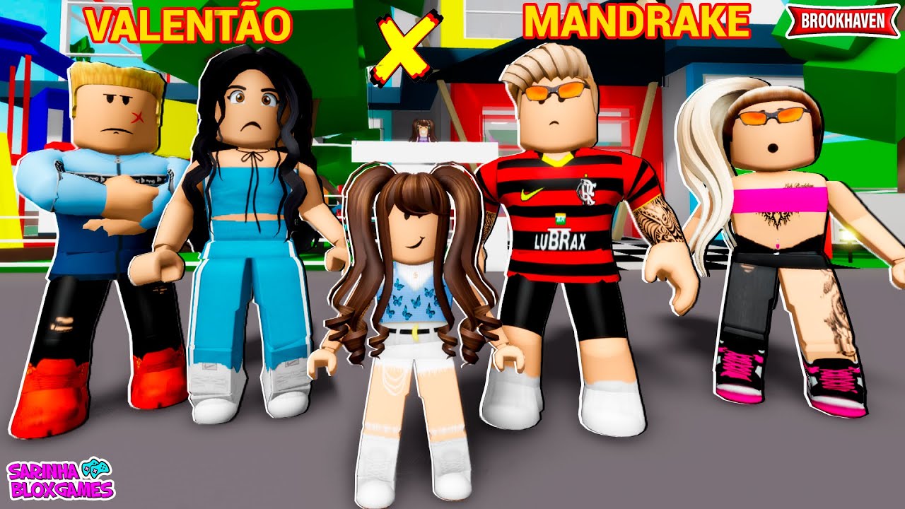 FAMÍLIA DOS VALENTÕES vs FAMÍLIA MANDRAKE - BROOKHAVEN 🏡 RP | Roblox