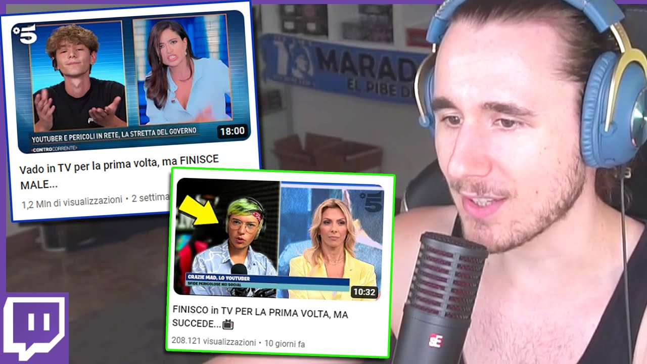 Cap e Crazie Mad Sono finiti IN TELEVISIONE - REACTION