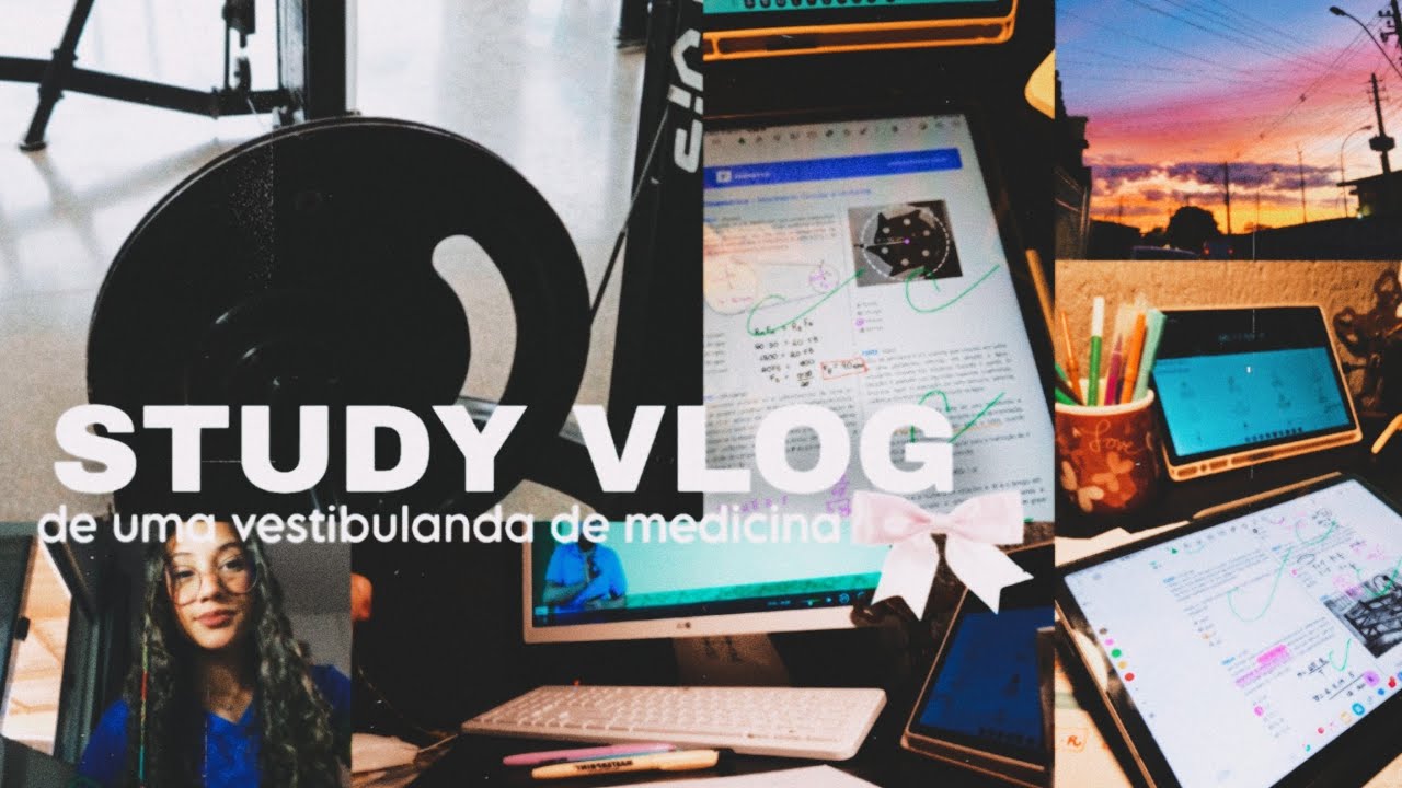 Study de uma vestibulanda de medicina 🩺 | estudos, listas, anki, academia, dieta e etc...