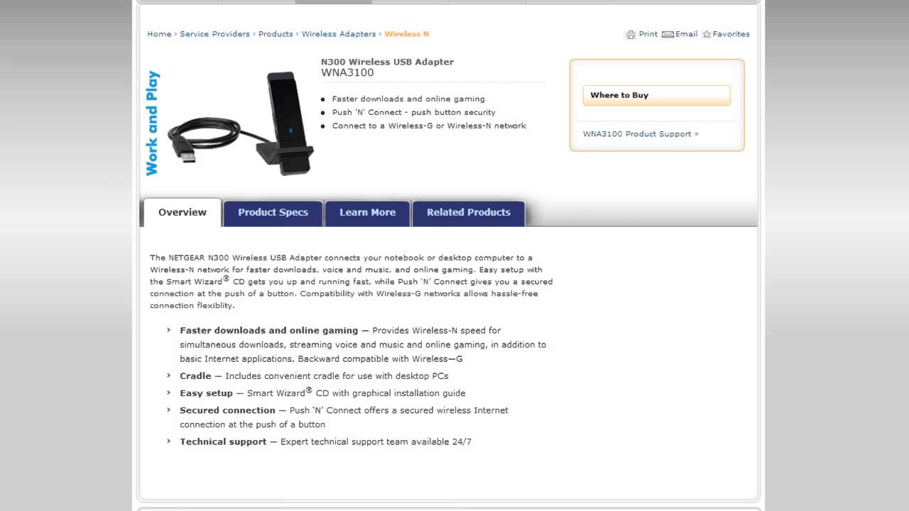 NETGEAR WNA3100 NOT WORKING FIX