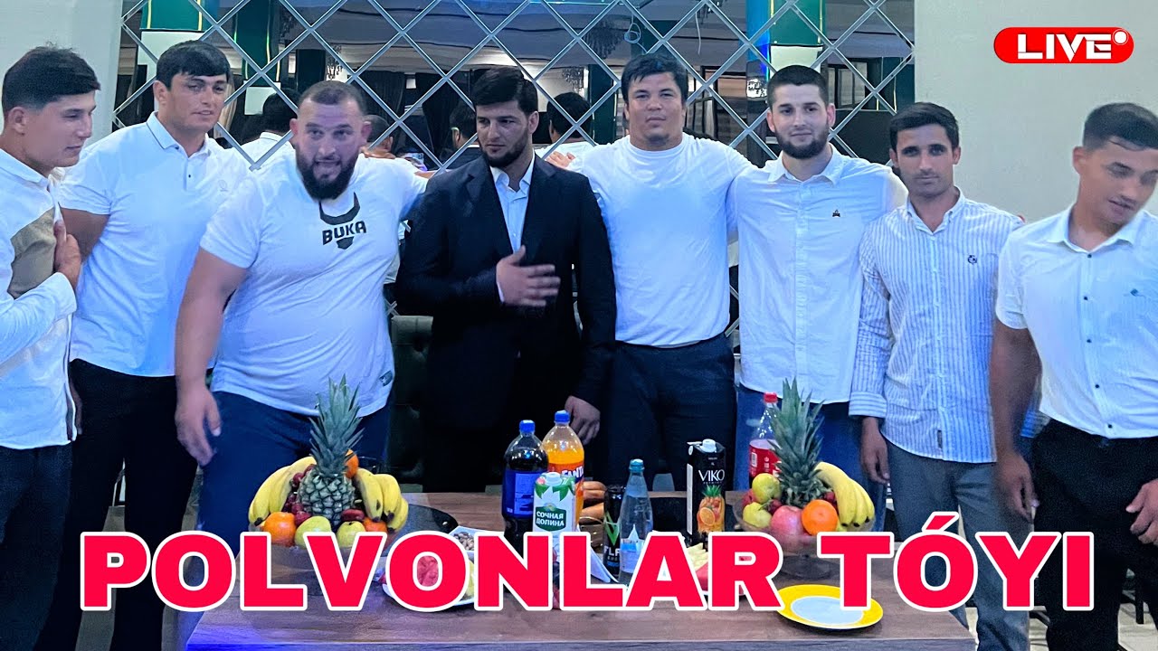 Polvonlar tóyi Surxondaryo Uzun tumani Ayub polvoni nikoh tóyi kurash judo gushtingiri