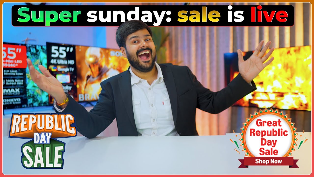 SUNDAY FINAL CALL: BEST 4K TV DEALS of Amazon & Flipkart Sale 2026! LAST CHANCE LG, Sony, Samsung!