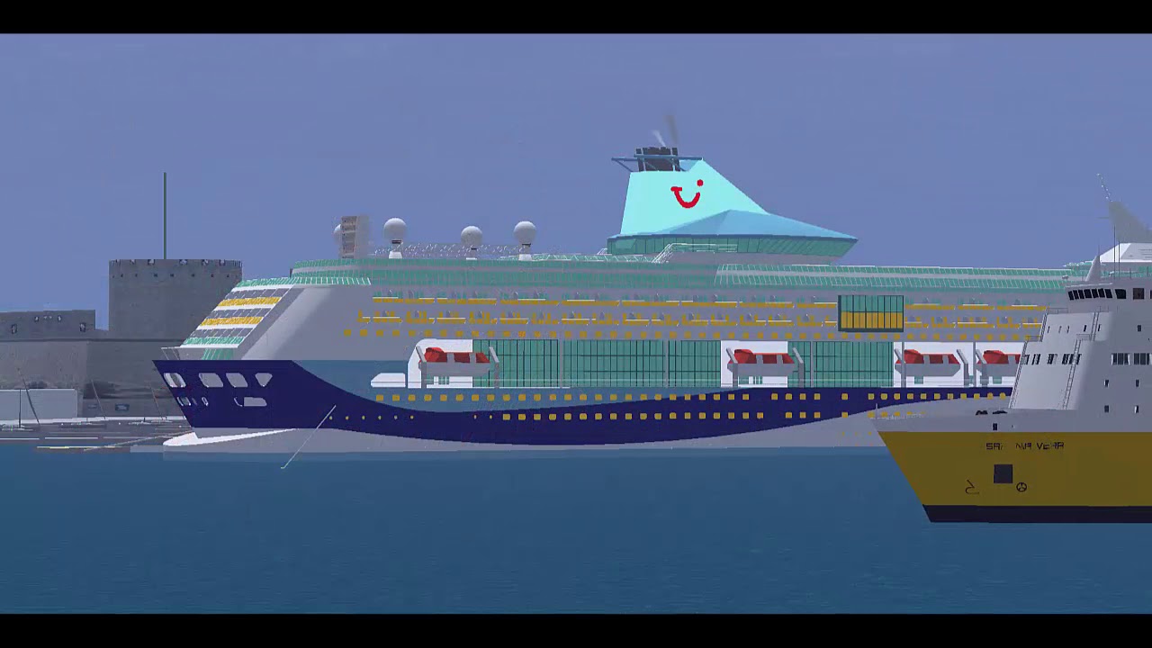 ARRIVO TUI DISCOVERY E PARTENZA SARDINIA VERA AD AJACCIO