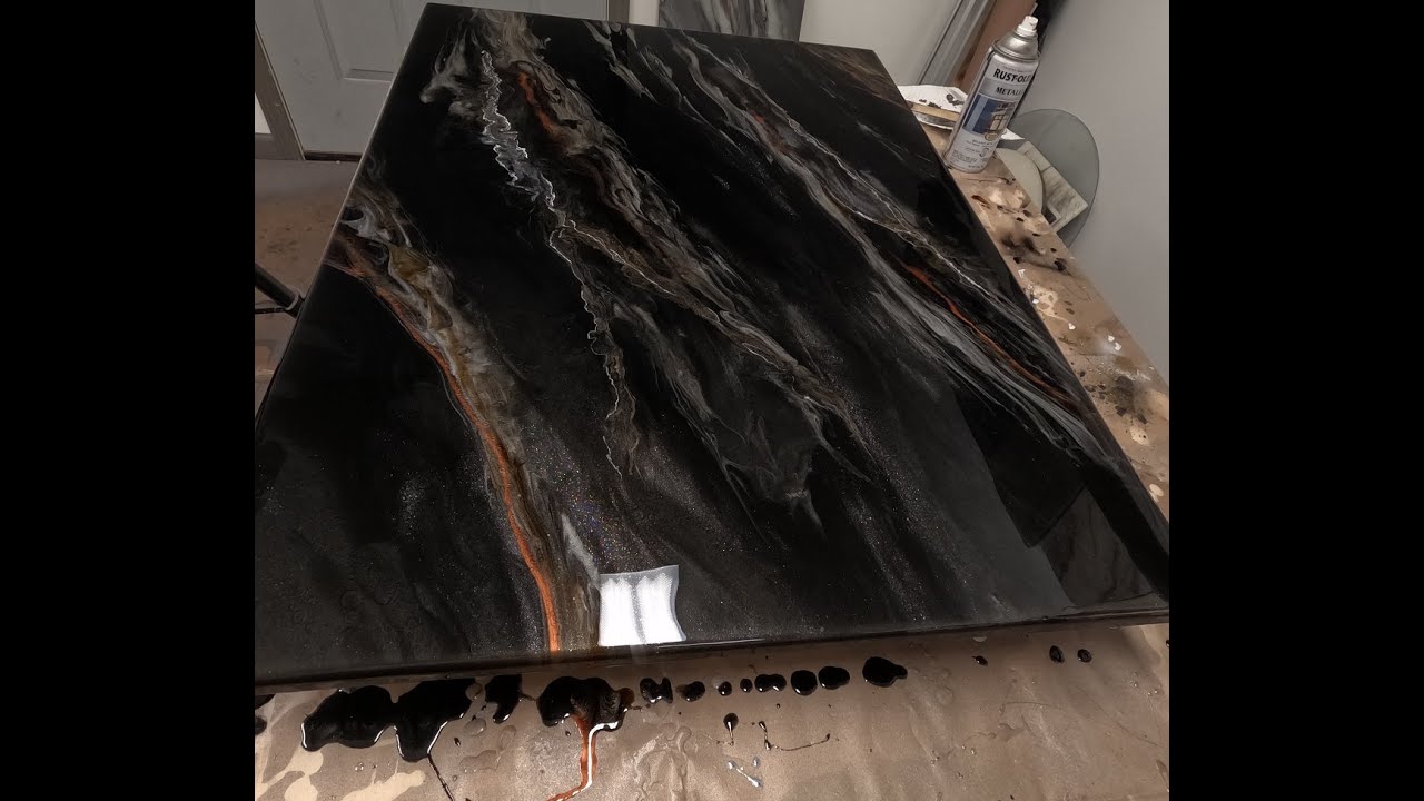 Создаём красивый дизайн мрамора оникс с помощью эпоксидной смолы Stone Coat Countertop! | KCDC De...