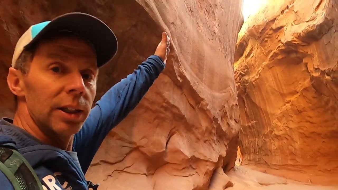Geologic recipe for slot canyons, Leprechaun Canyon, southern Utah