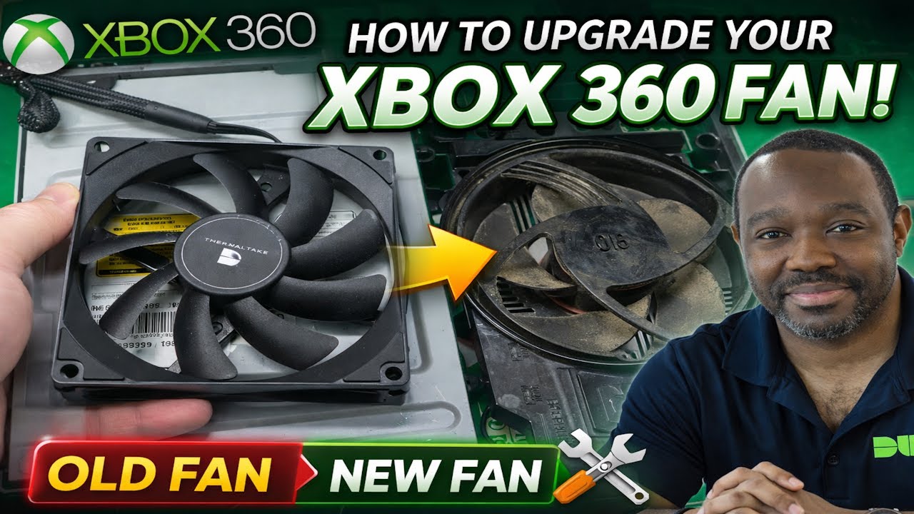 Как улучшить вентилятор Xbox 360 | Более холодный, тихий и с лучшим воздушным потоком
