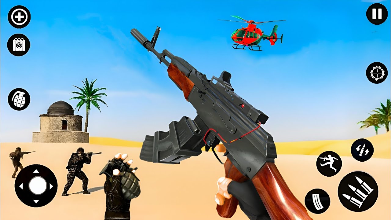 FPS Commando Secret Mission Offline - Banduk Wala Game - Android Gameplay