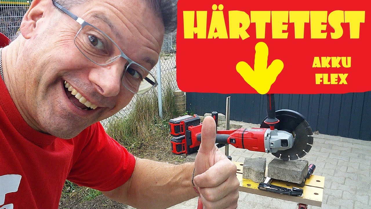 HÄRTETEST Einhell Akku Flex / Akku Winkelschleifer 36V #einhellharry #einhell_ag