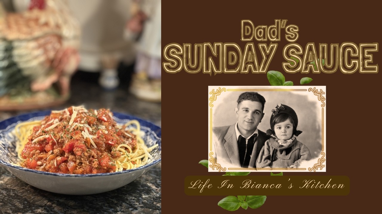 Dad’s Sunday Sauce | A Slow-Simmered Sicilian Family Recipe