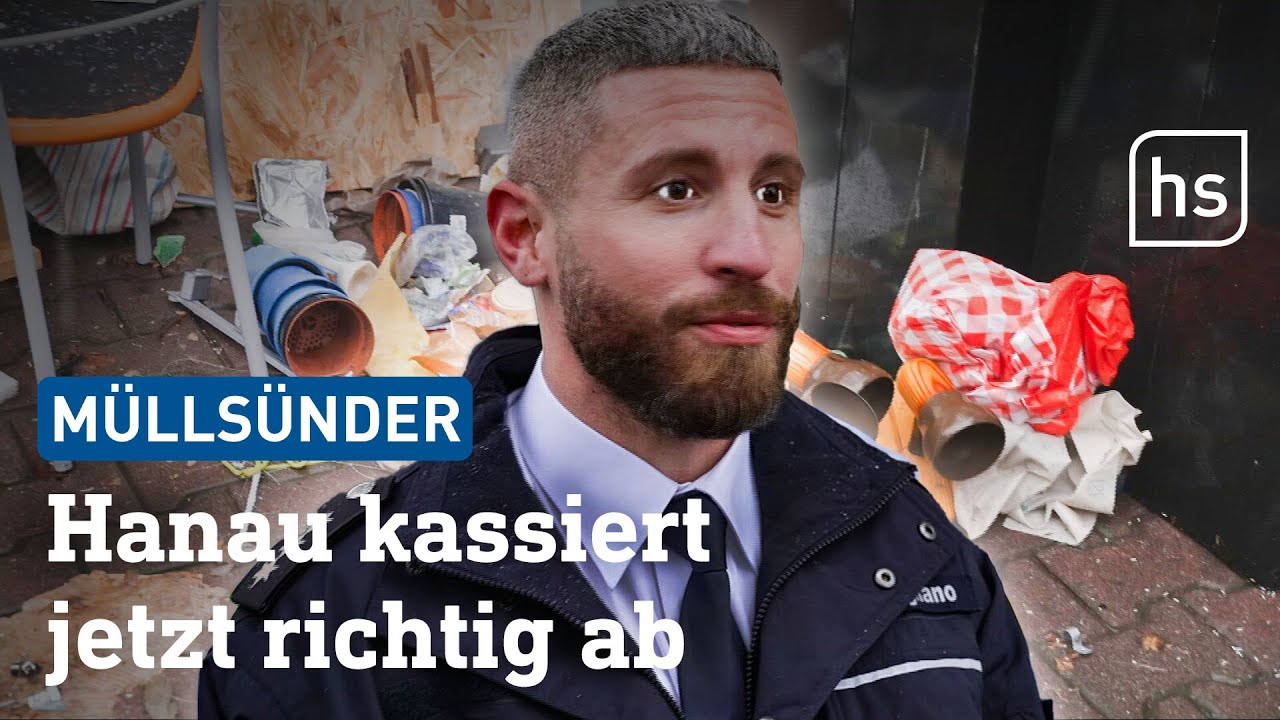„Müllsünder: Hanau zieht die Schrauben an – Bußgelder drastisch erhöht!“ | hessenschau