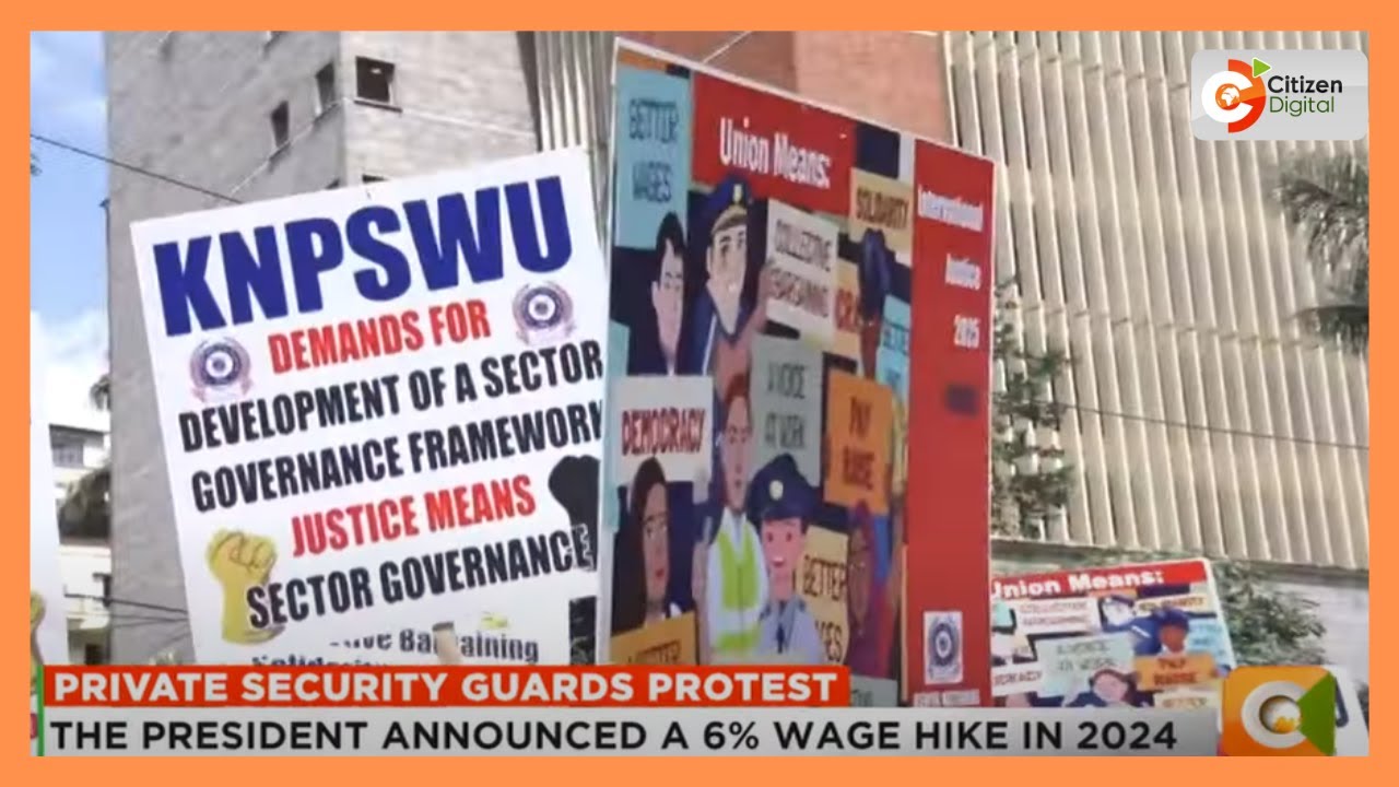 Security guards want minimum wage hike effected